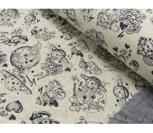 Wellness Sweat Girls Gang grau